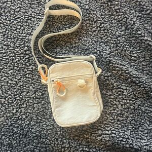 Wild Fable Cream Crossbody Bag with Orange Accents
